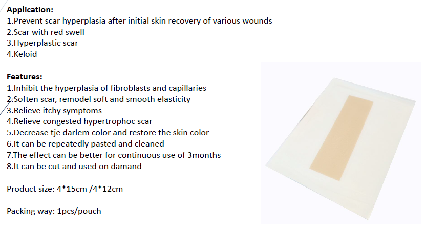Silicone scar Dressing