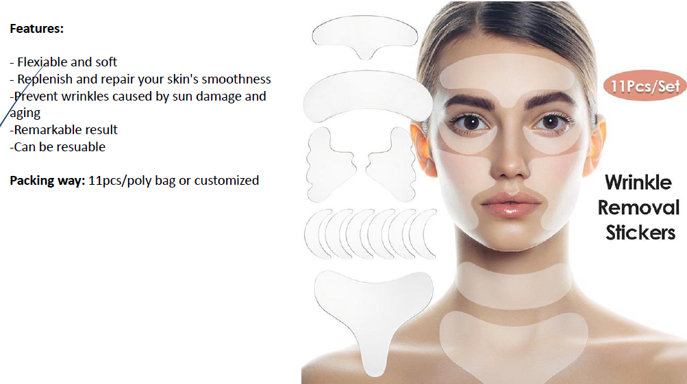 Silicone anti wrinkle patch - 11pcs/set