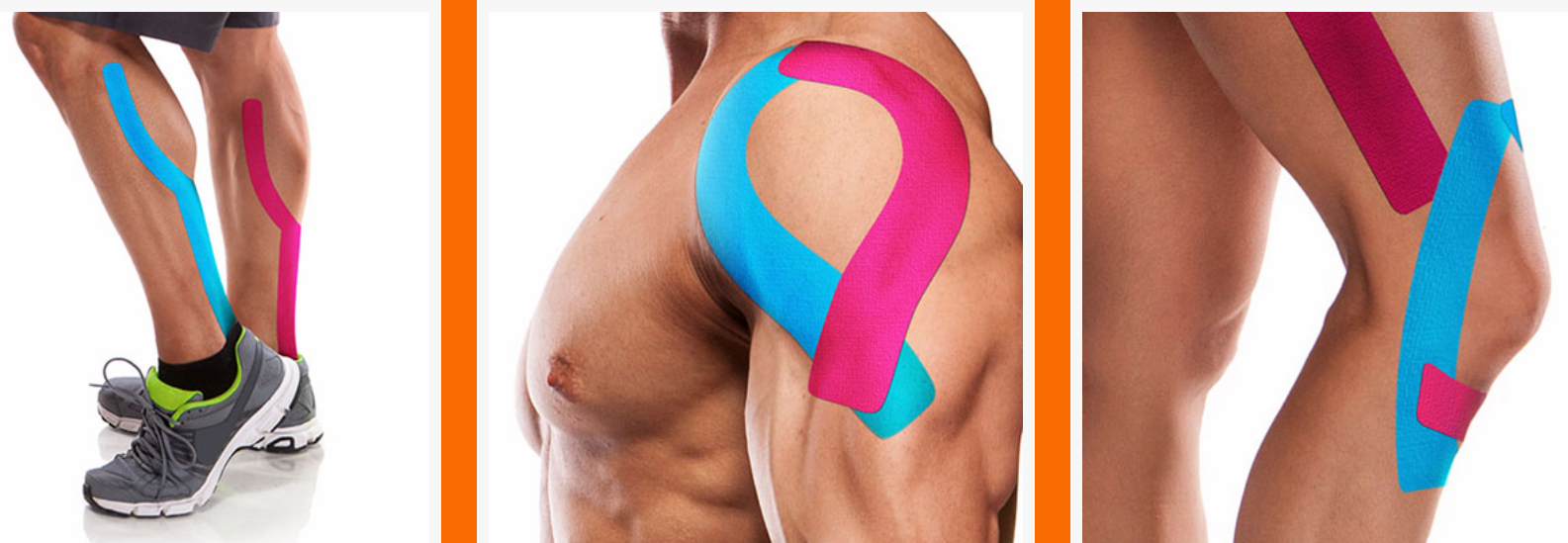 Kinesiology taping techniques can be used for many different applications