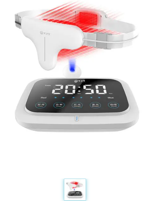 Blue light phototherapy lamp