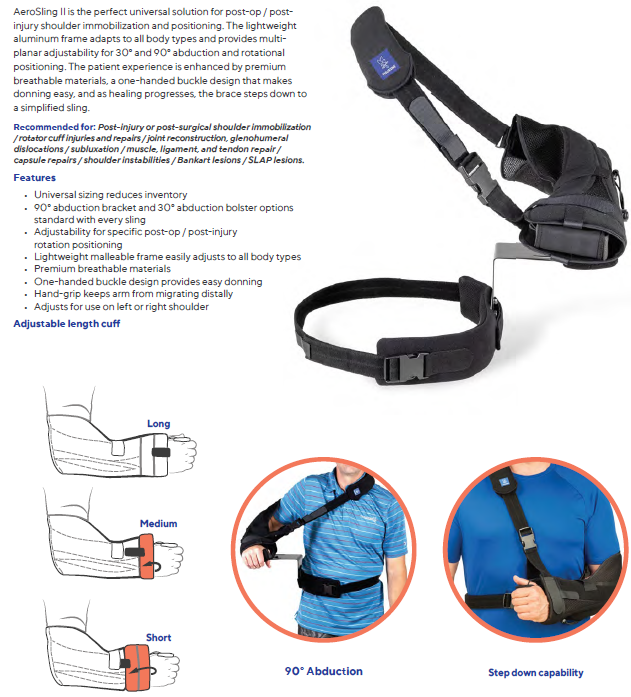 Universal Shoulder Orthosis AeroSling II