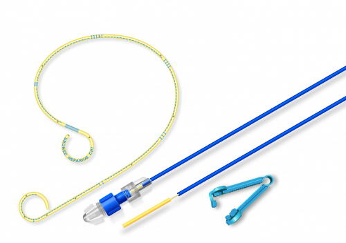 Tip,Stent,Heparius,Manoeuvrable,Central,Open