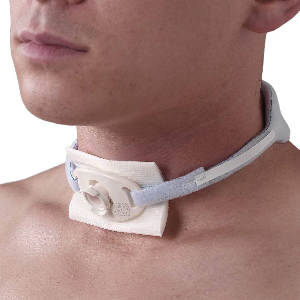 Button,Tube,Tracheostomy,Collar